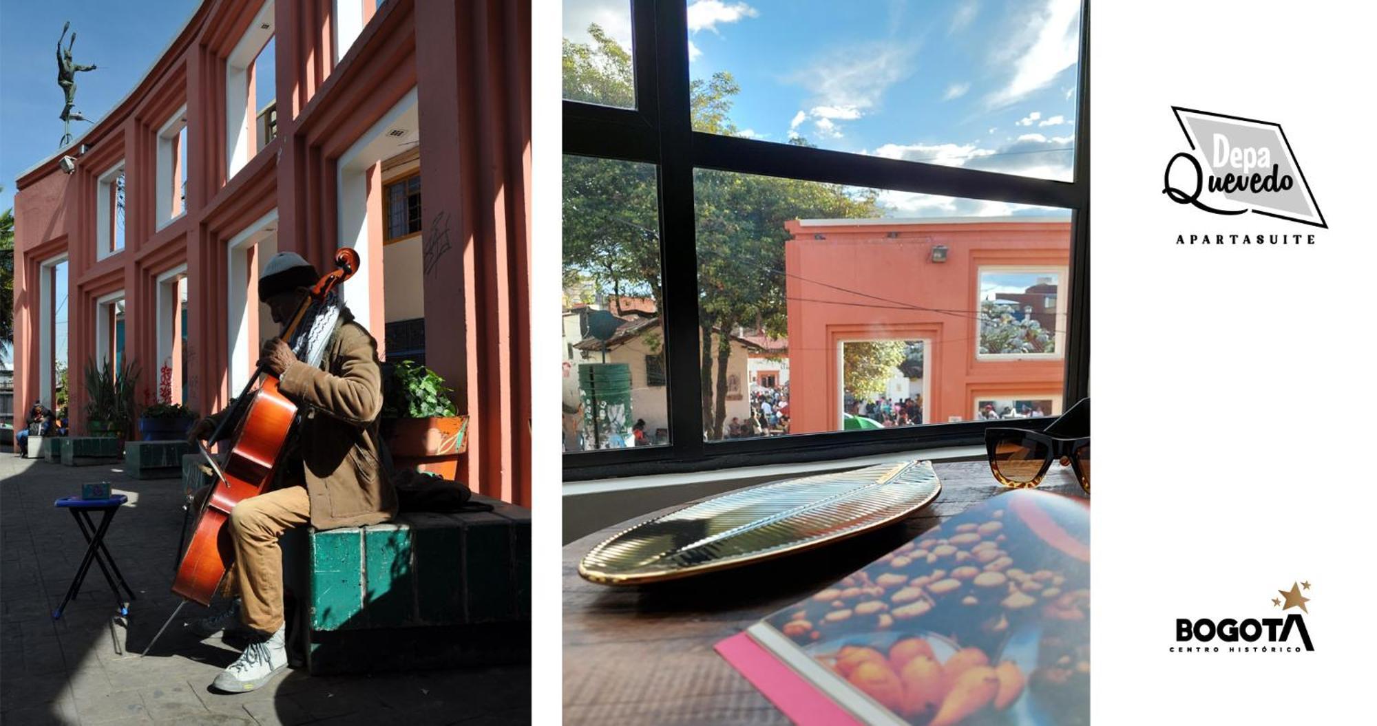 Depa Quevedo - Trendy Revamped Flat - Exceptional Spot In Bogota'S Historic Colonial Square - Candelaria Zewnętrze zdjęcie