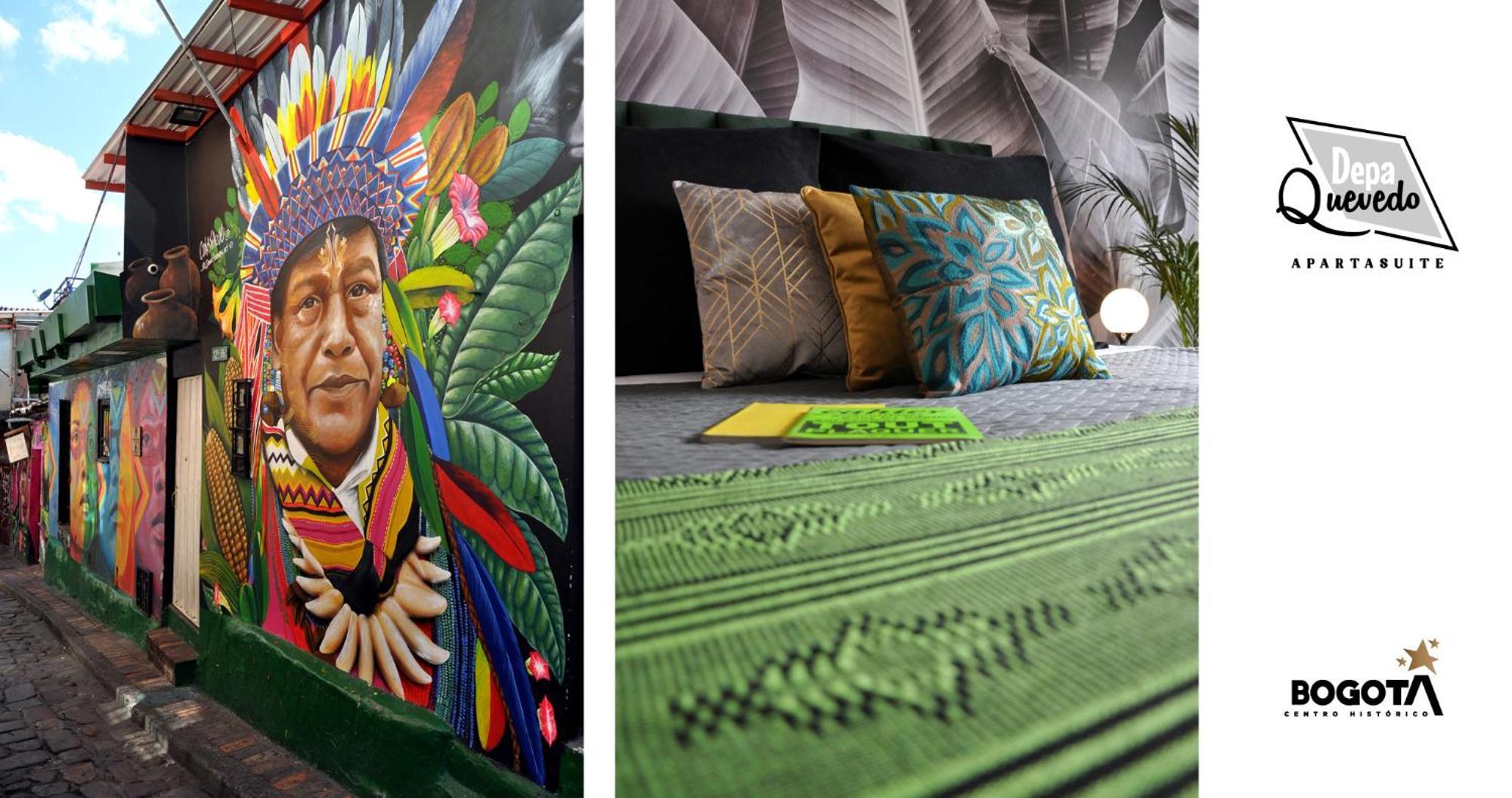 Depa Quevedo - Trendy Revamped Flat - Exceptional Spot In Bogota'S Historic Colonial Square - Candelaria Zewnętrze zdjęcie